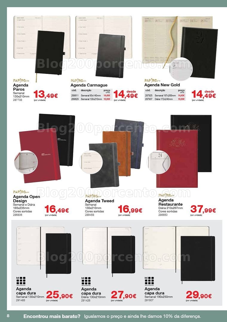 Antevisão Folheto STAPLES Agendas Promoções de 19 outubro a 29 janeiro
